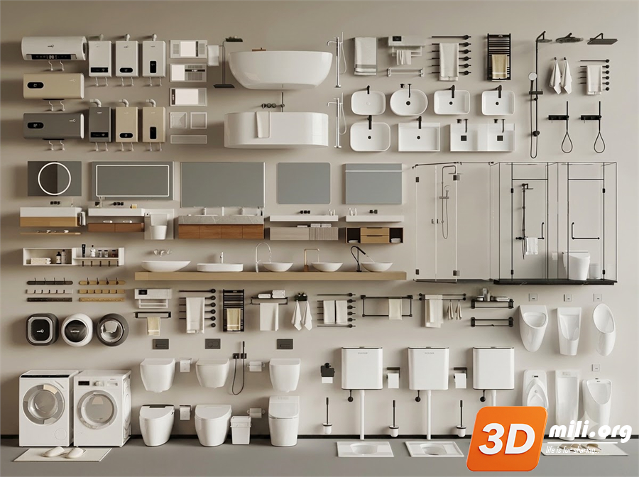 Bathroom accessories Skp Files